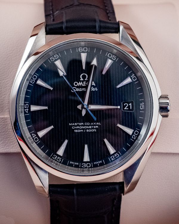 2023 Omega Seamaster Aqua Terra 150M 41.5MM Blue Dial Leather Strap (231.13.42.21.03.001)