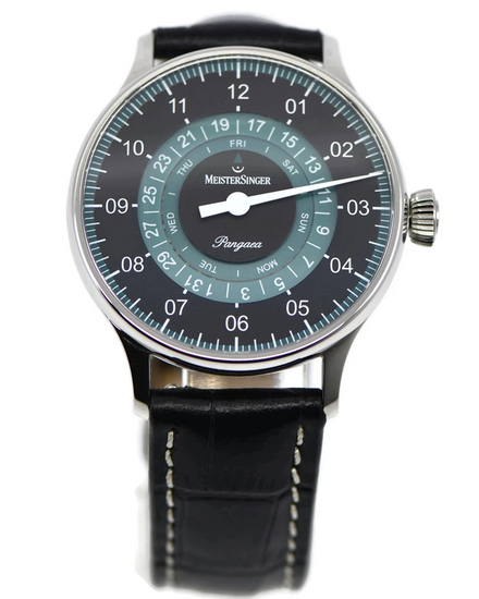 2026 MeisterSinger N°1 Pangaea 40MM Black Dial Leather Strap (PDD902P)