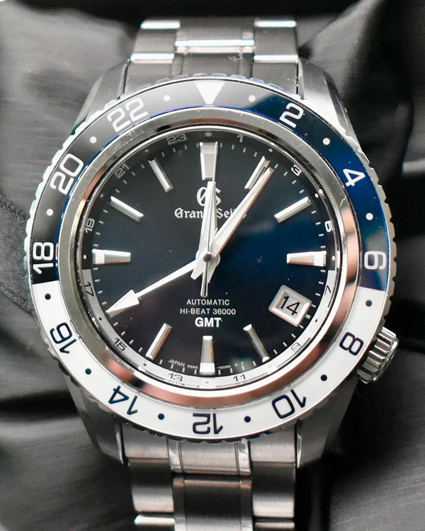 2021 Grand Seiko Sport GMT 44.2MM Blue Dial Steel Bracelet (SBGJ237)