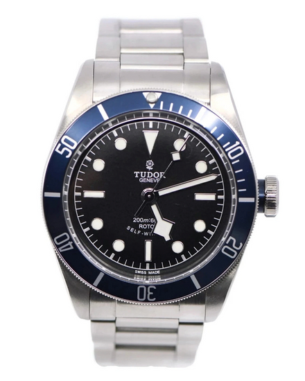 Tudor Black Bay "Smiley" 41MM Black Dial Steel Bracelet (79220B)