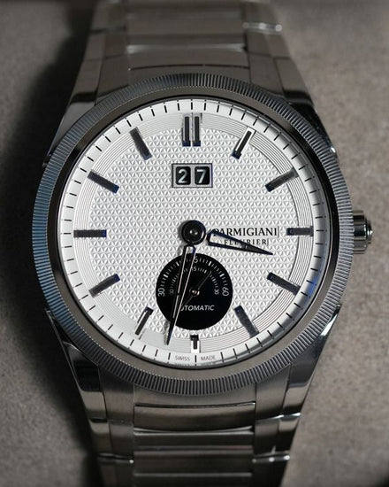 2022 Parmigiani Fleurier Tonda GT 42MM Silver Dial Steel Bracelet (PFC910-0000141-B00182)