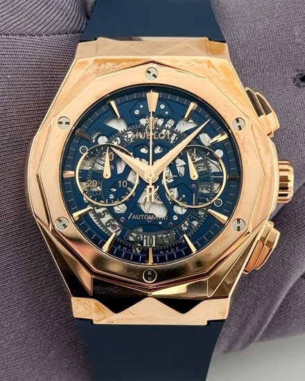 Hublot Classic Fusion Aerofusion Orlinski L.E. 45MM Skeleton Dial Rubber Strap (525.OX.5180.RX.ORL21)