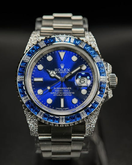 No Reserve - Rolex Submariner Date 40MM Blue Dial Oyster Bracelet (116610LN)