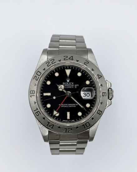 No Reserve - Rolex Explorer 40MM Black Dial Oyster Bracelet (16570)