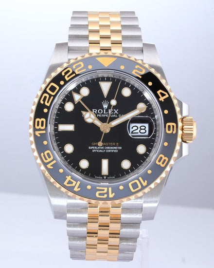 No Reserve - 2026 Rolex GMT-Master II "Bumblebee" 40MM Black Dial Two-Tone Jubilee Bracelet (126713GRNR)