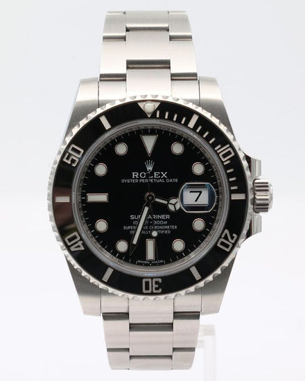 No Reserve - 2019 Rolex Submariner Date 40MM Black Dial Oyster Bracelet (116610LN)