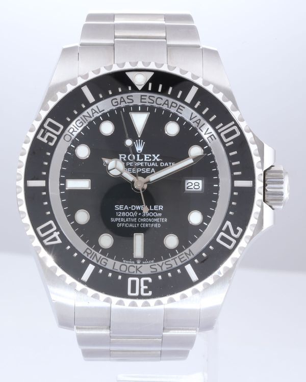 No Reserve - 2022 Rolex Sea-Dweller Deepsea 44MM Black Dial Oyster Bracelet (126660)