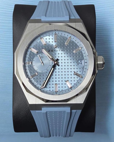 2024 Zenith Defy Skyline Japan L.E. 41MM Ice Blue Dial Rubber Strap (03.9300.3620/16.I001)