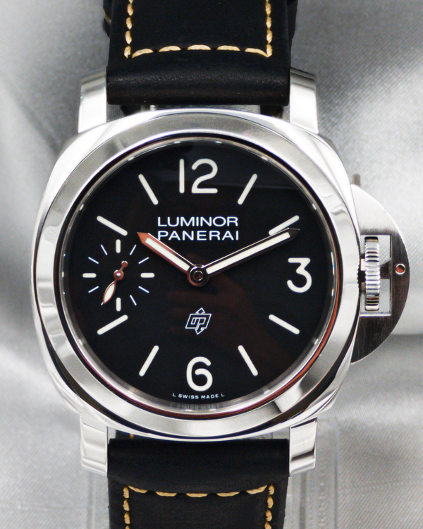 2022 Panerai Luminor Base Logo 44MM Black Dial Leather Strap (PAM01084)