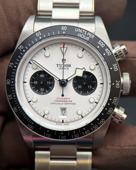 2024 Tudor Black Bay Chrono "Panda" 41MM White Dial Steel Bracelet (79360N)
