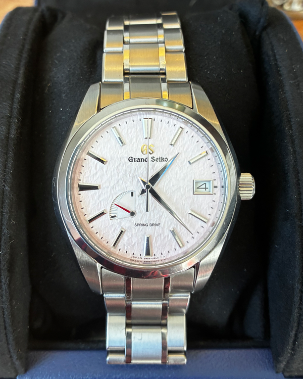 2024 Grand Seiko Spring Drive "Hotaka" L. E. 41MM Pink Dial Titanium Bracelet (SBGA497G)