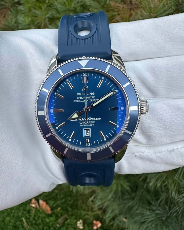 Breitling Superocean Heritage 46MM Blue Dial Rubber Strap (A17320)