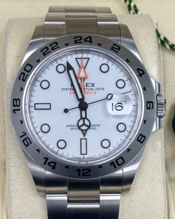2024 Rolex Explorer II "Polar" 42MM White Dial Oyster Bracelet (226570)
