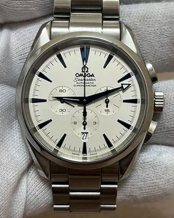 No Reserve - 2011 Omega Seamaster Aqua Terra 150M 42.2MM White Dial Steel Bracelet (2512.30.00)