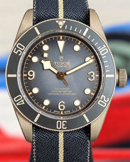 No Reserve - 2019 Tudor Black Bay Bronze 43MM Grey Dial Textile Strap (79250BA)