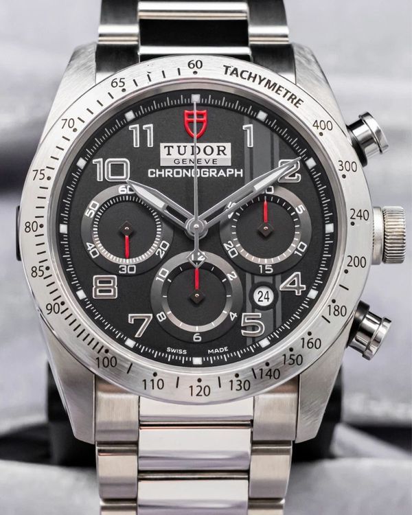 Tudor Fastrider Chronograph 42MM Black Dial Steel Bracelet (42000)