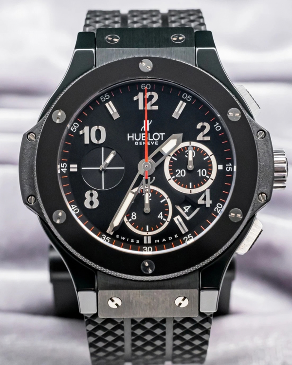 Hublot Big Bang Black Magic 44MM Blue Dial Rubber Strap (301.CX.130.RX)