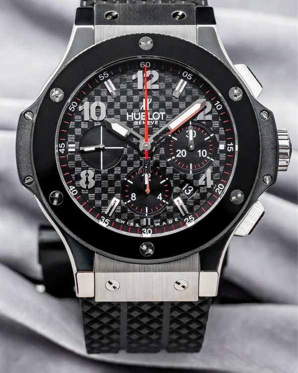 2015 Hublot Big Bang 44MM Black Dial Rubber Strap (301.SB.131.RX)