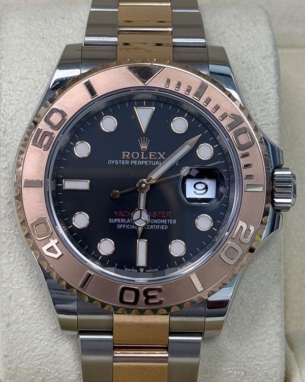 2020 Rolex Yacht-Master 40MM Black Dial Two-Tone Oyster Bracelet (126621)