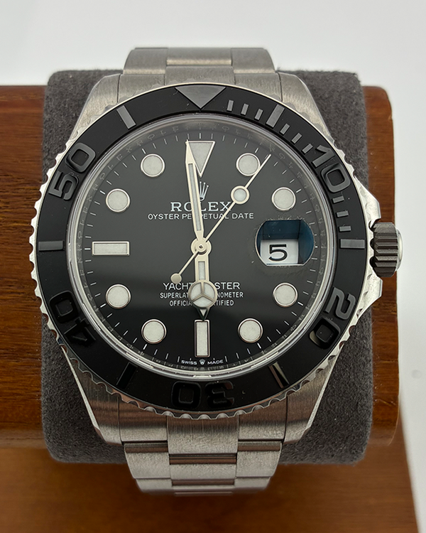 2024 Rolex Yacht-Master 42MM Black Dial Titanium Oyster Bracelet (226627)