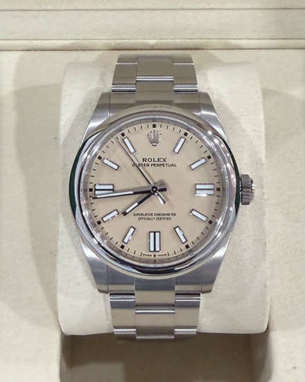 2026 Rolex Oyster Perpetual 41MM Beige Dial Oyster Bracelet (134300)