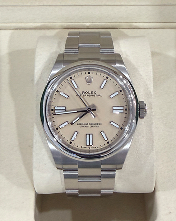 2026 Rolex Oyster Perpetual 41MM Beige Dial Oyster Bracelet (134300)