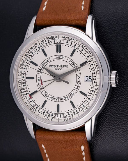 2021 Patek Philippe Calatrava 40MM Silver Dial Leather Strap (5212A-001)