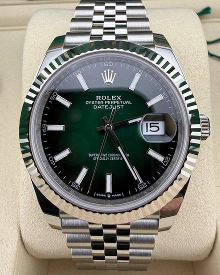 2026 Rolex Datejust 41MM Green "Ombré" Dial Jubilee Bracelet (126334)
