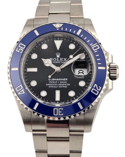 2024 Rolex Submariner Date "Cookie Monster" 41MM Black Dial White Gold Oyster Bracelet (126619LB)