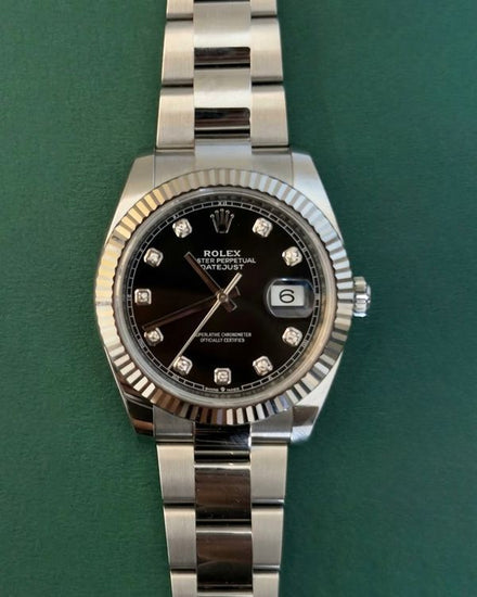 2025 Rolex Datejust 41MM Black Dial Oyster Bracelet (126334)