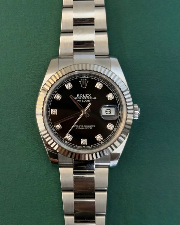 2025 Rolex Datejust 41MM Black Dial Oyster Bracelet (126334)