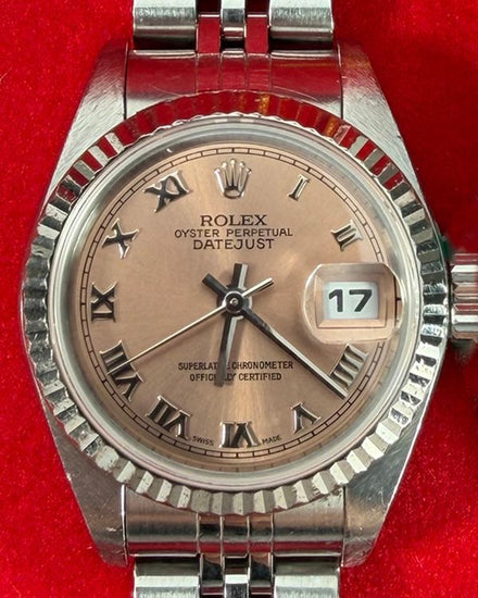 2003 Rolex Lady-Datejust 26MM Salmon Dial Jubilee Bracelet (79174)