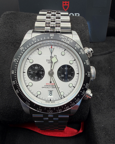 2026 Tudor Black Bay Chrono "Panda" 41MM White Dial Steel Bracelet (79360N)