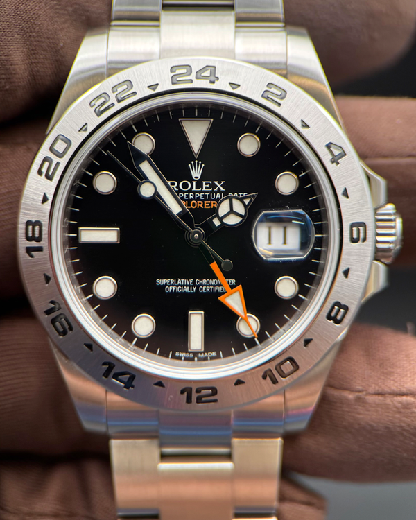 2013 Rolex Explorer II 42MM Black Dial Oyster Bracelet (216570)