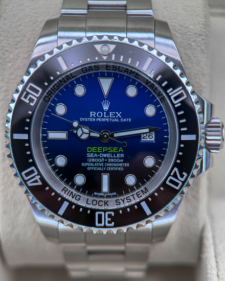 2015 Rolex Sea-Dweller Deepsea "James Cameron" 44MM Blue Dial Oyster Bracelet (116660)