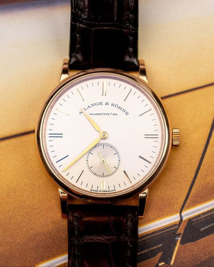 2016 A. Lange & Söhne Saxonia 35MM Silver Dial Leather Strap (219.032)