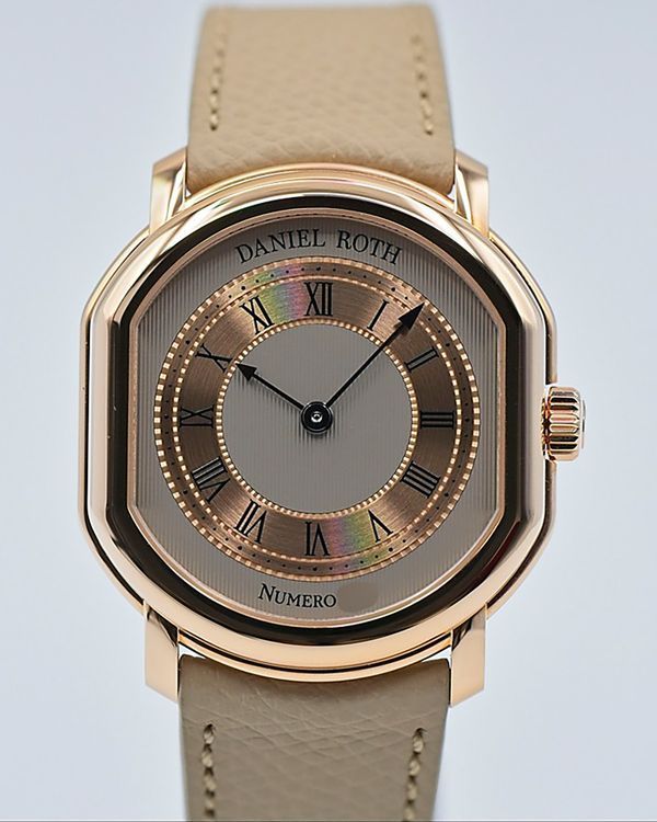 2026 Daniel Roth Extra Plat 36MM Guilloché Dial Leather Strap (DBBD01)