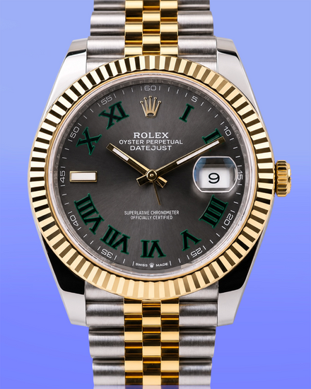 2026 Rolex Datejust "Wimbledon" 41MM Slate Dial Two-Tone Jubilee Bracelet (126333)
