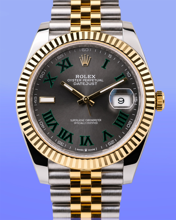 2026 Rolex Datejust "Wimbledon" 41MM Slate Dial Two-Tone Jubilee Bracelet (126333)