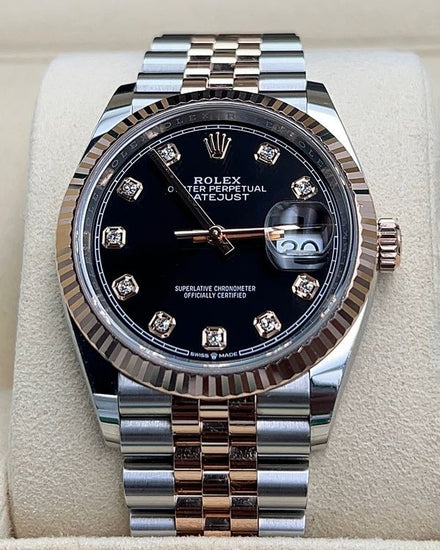 2020 Rolex Datejust 36MM Black Dial Two-Tone Jubilee Bracelet (126231)