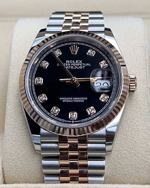 2020 Rolex Datejust 36MM Black Dial Two-Tone Jubilee Bracelet (126231)