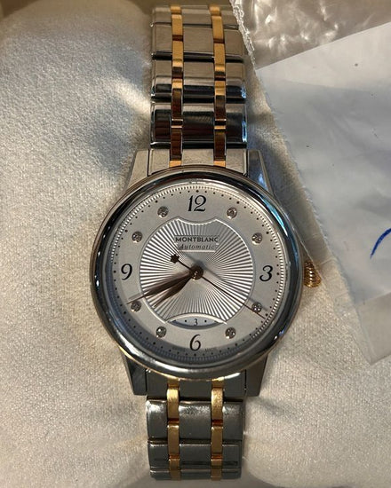 Montblanc Boheme 30MM Silver Dial Two-Tone Bracelet (111058)