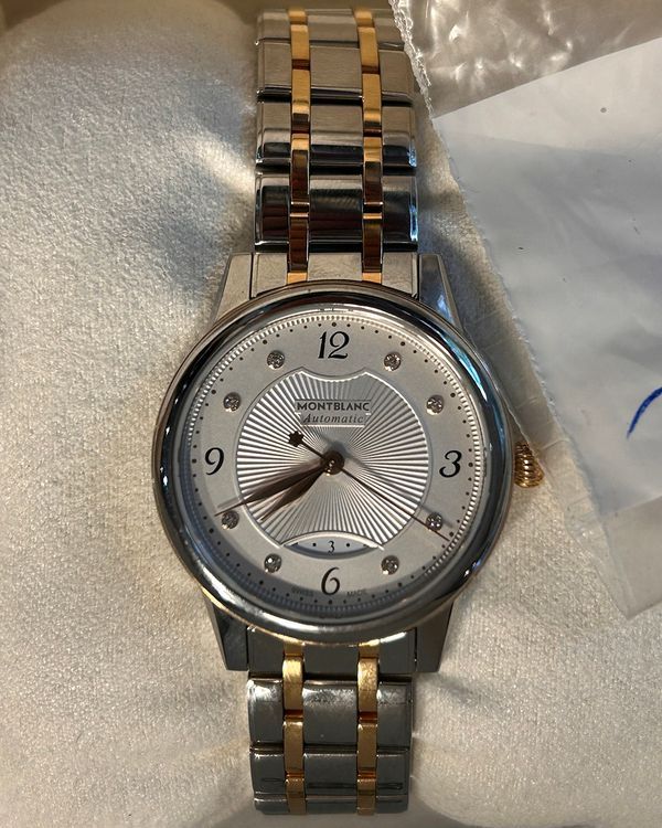 Montblanc Boheme 30MM Silver Dial Two-Tone Bracelet (111058)