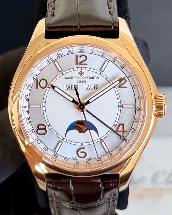 2018 Vacheron Constantin Fiftysix 40MM Silver Dial Leather Strap (4000E/000R-B438)