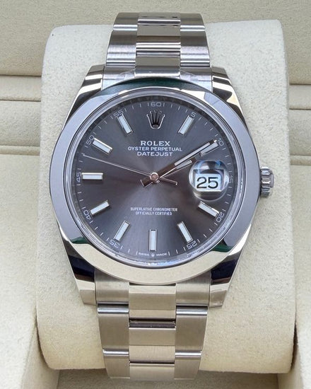 2026 Rolex Datejust 41MM Slate Dial Oyster Bracelet (126300)