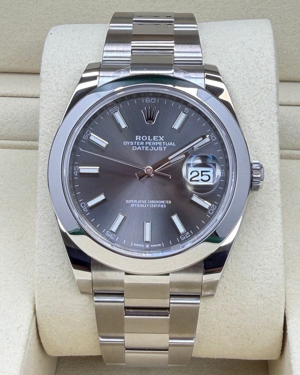 2026 Rolex Datejust 41MM Slate Dial Jubilee Bracelet (126300)