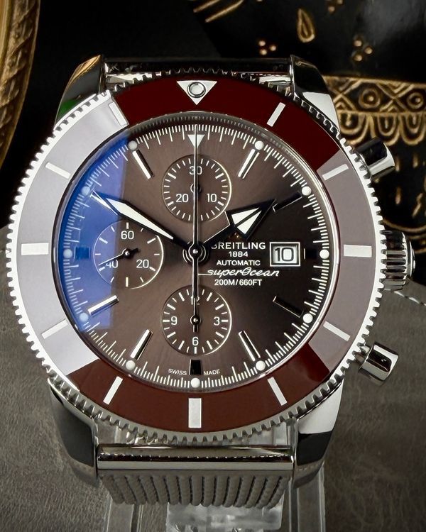 2018 Breitling Superocean Heritage 46MM Brown Dial Steel Dial (A1331233/Q616)