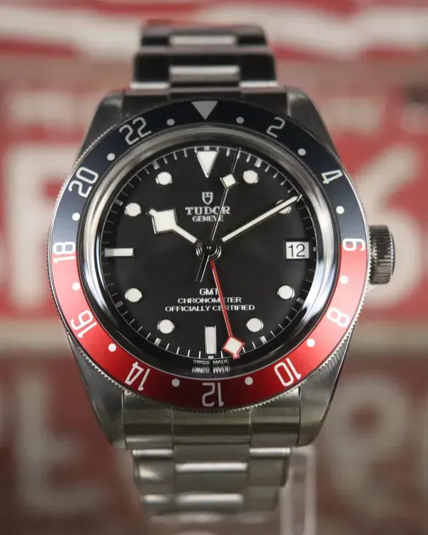 No Reserve - 2023 Tudor Black Bay GMT "Pepsi" 41MM Black Dial Steel Bracelet (79830RB)
