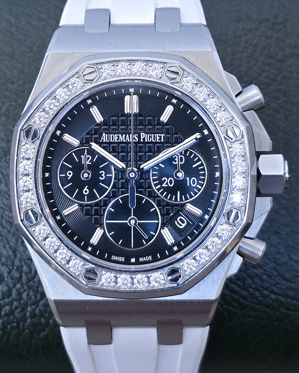 2017 Audemars Piguet Royal Oak Offshore Chronograph 37MM Black Dial Rubber Strap (26231ST.ZZ.D002CA.01)