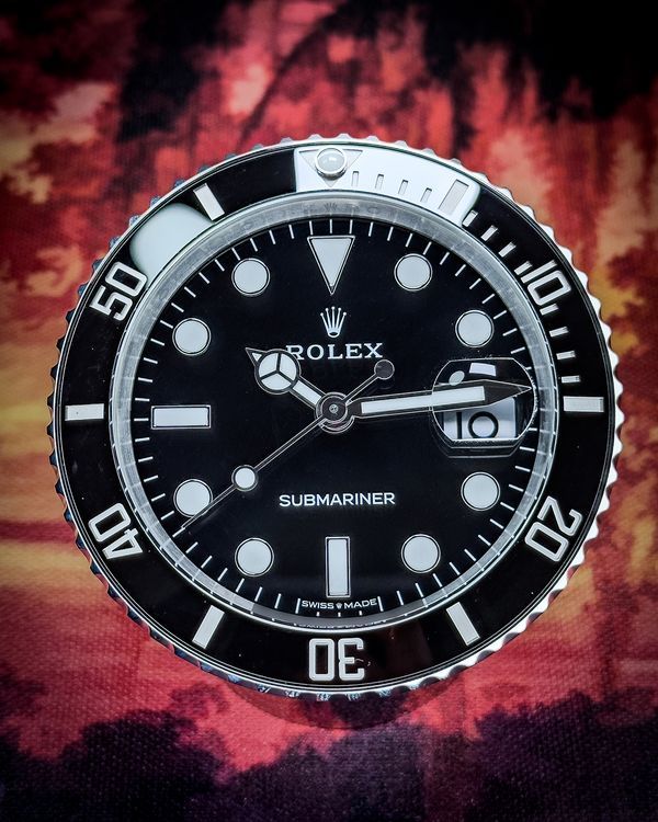 2026 Rolex Submariner Date Desk Clock 80MM Quartz Black Dial (909010LN)